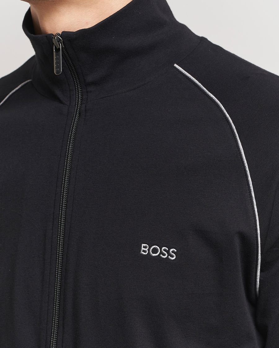 Mies | Puserot | BOSS BLACK | Mix & Match Full Zip Jacket Black