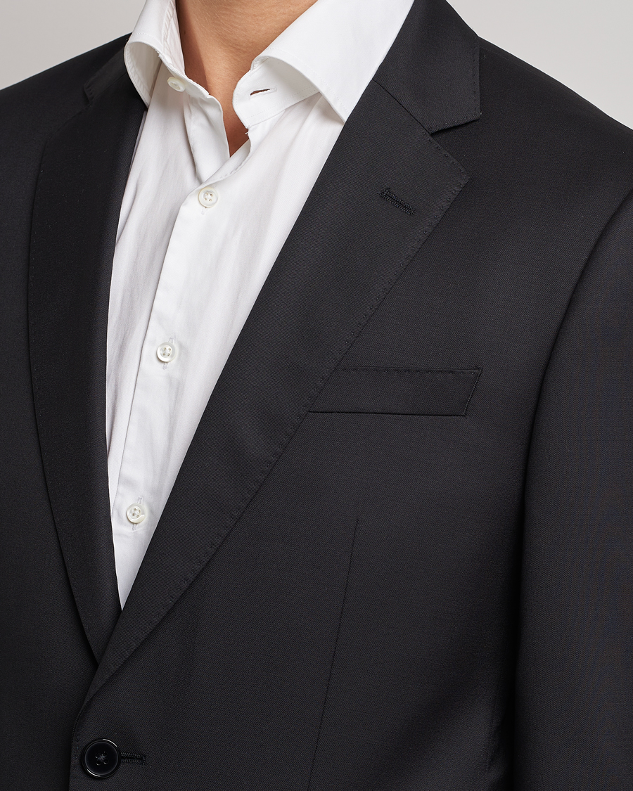 Mies | Pikkutakit | BOSS BLACK | Huge Slim Fit Wool Blazer Black