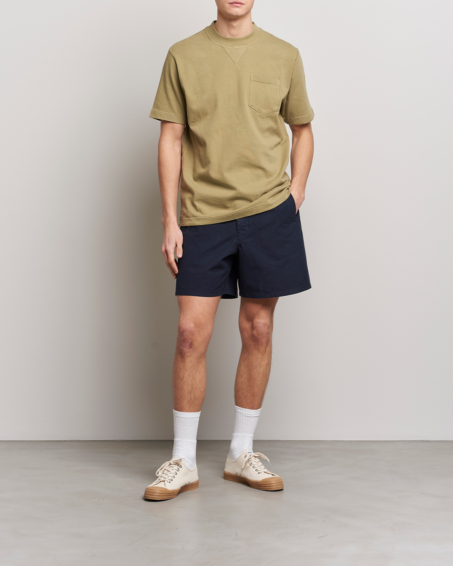 Mies | Shortsit | Barbour White Label | Dillon Cotton Drawstring Shorts Navy