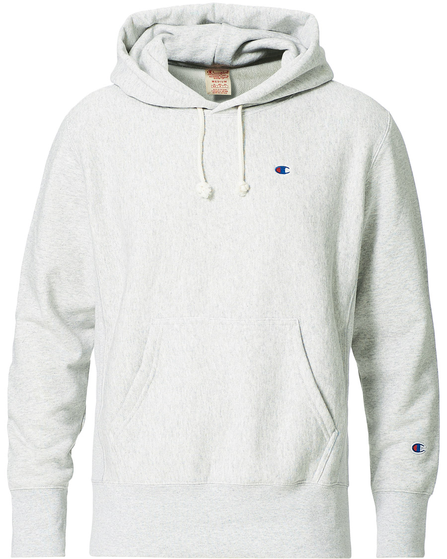 Mies | Puserot | Champion | Reverse Weave Soft Fleece Hood Gray Melange