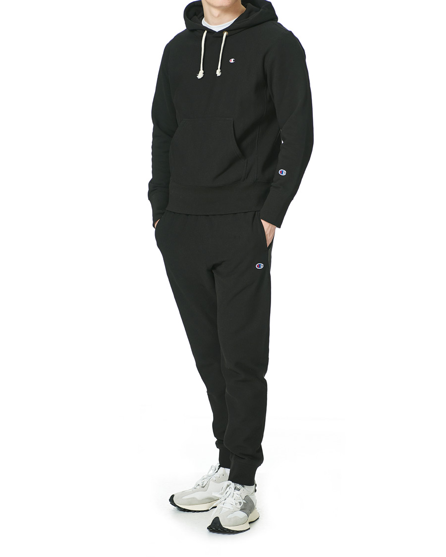 Mies | Puserot | Champion | Reverse Weave Soft Fleece Hood Black Beauty