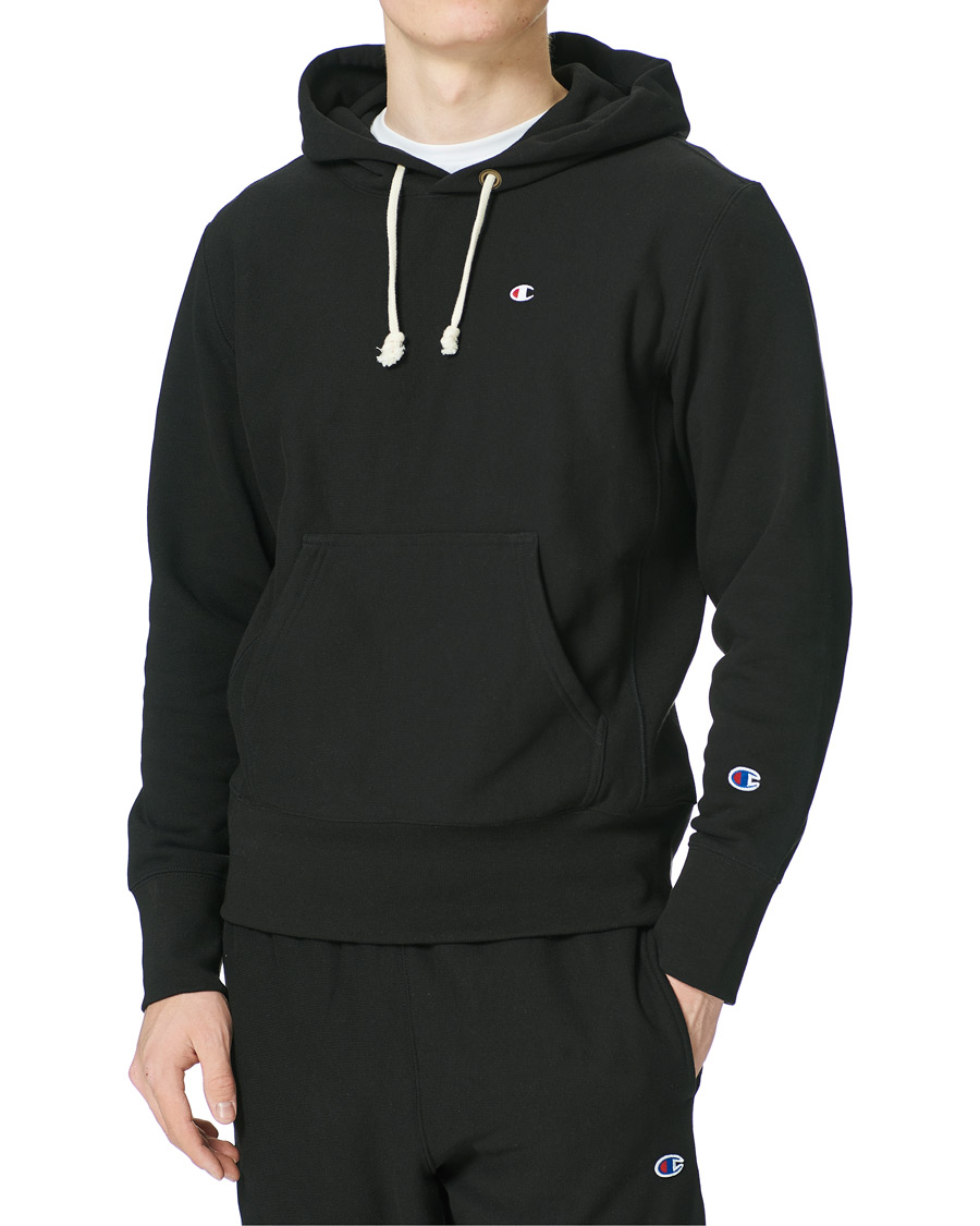 Mies | Puserot | Champion | Reverse Weave Soft Fleece Hood Black Beauty