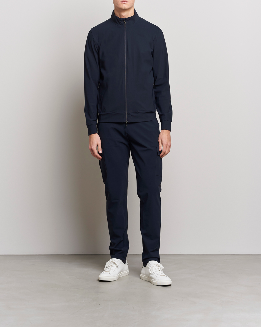 Mies |  | Stenströms | Active Jersey Sport Trousers Navy
