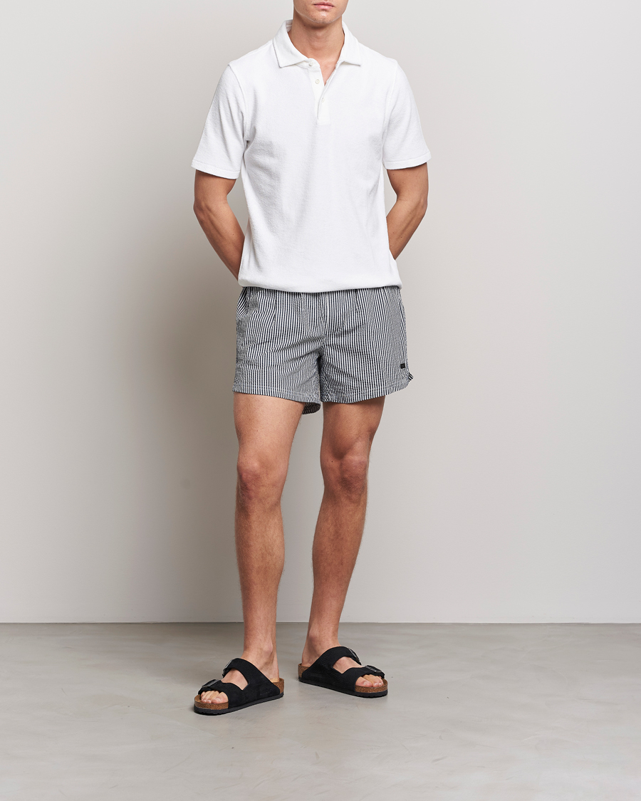 Mies | Pikeet | Stenströms | Terry Cotton Poloshirt White