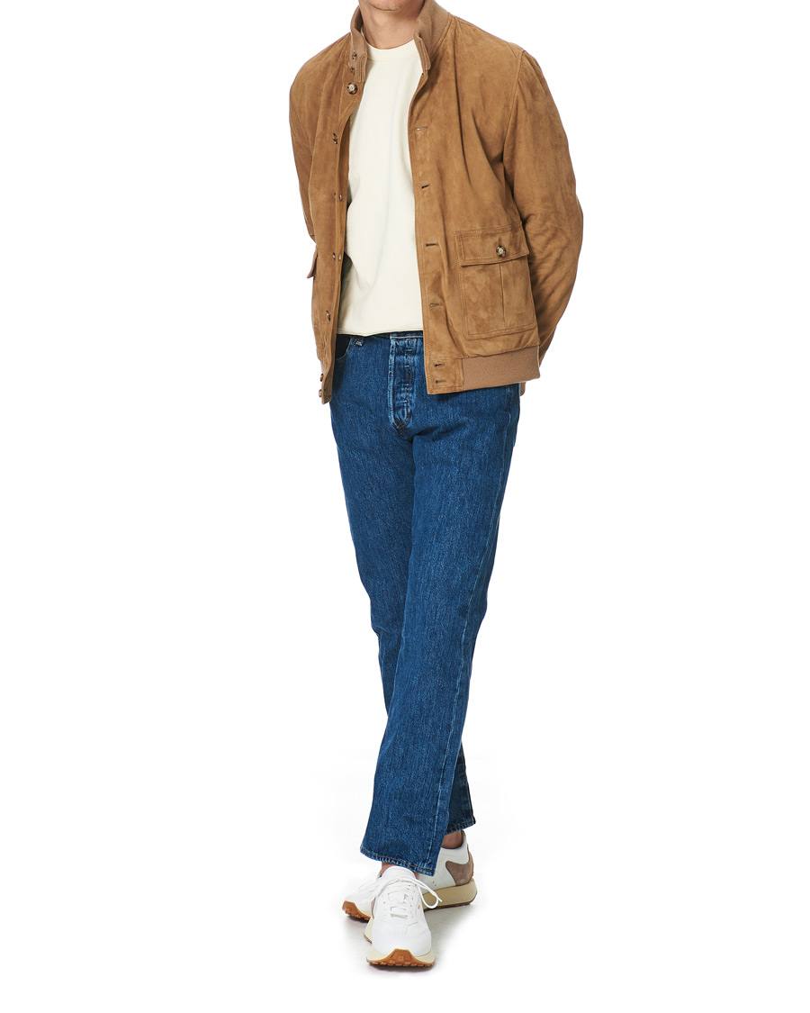 Mies | Takit | Valstar | Valstarino Suede Jacket Light Brown