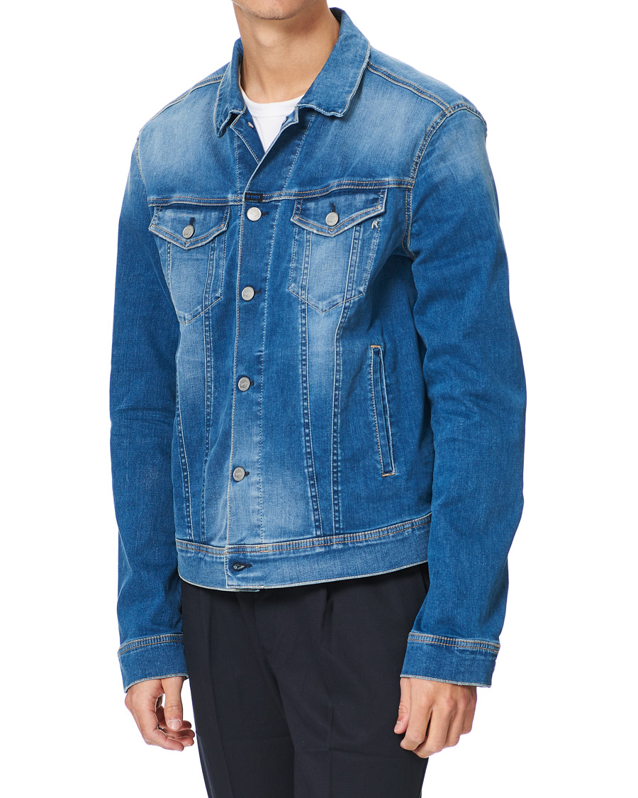 Mies | Takit | Replay | Hyperflex Re-Used Denim Jacket Medium Blue