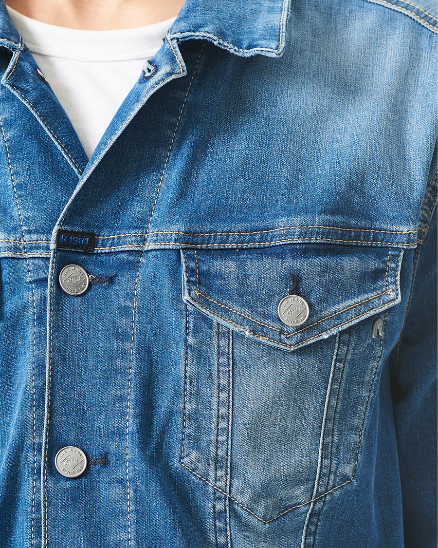 Mies | Takit | Replay | Hyperflex Re-Used Denim Jacket Medium Blue