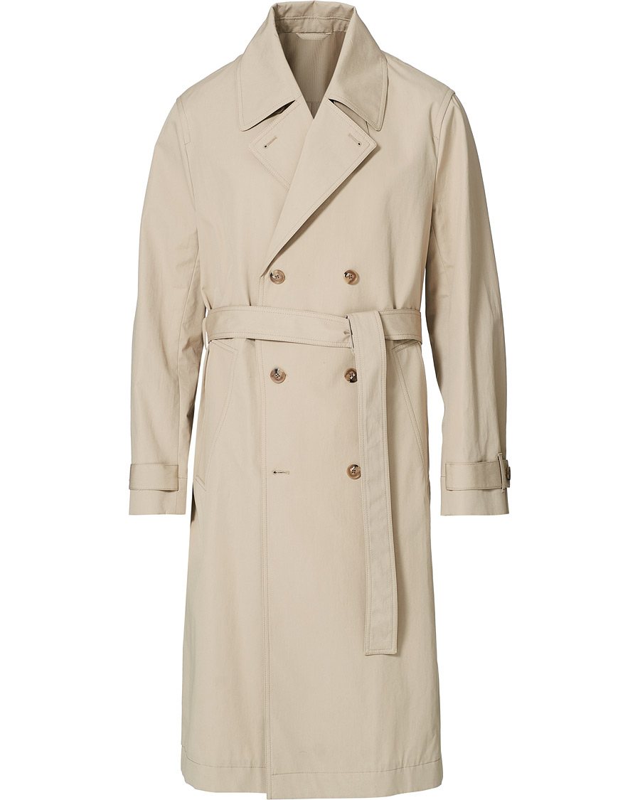 Mies | Takit | Filippa K | Bristol Trench Coat Grey Beige
