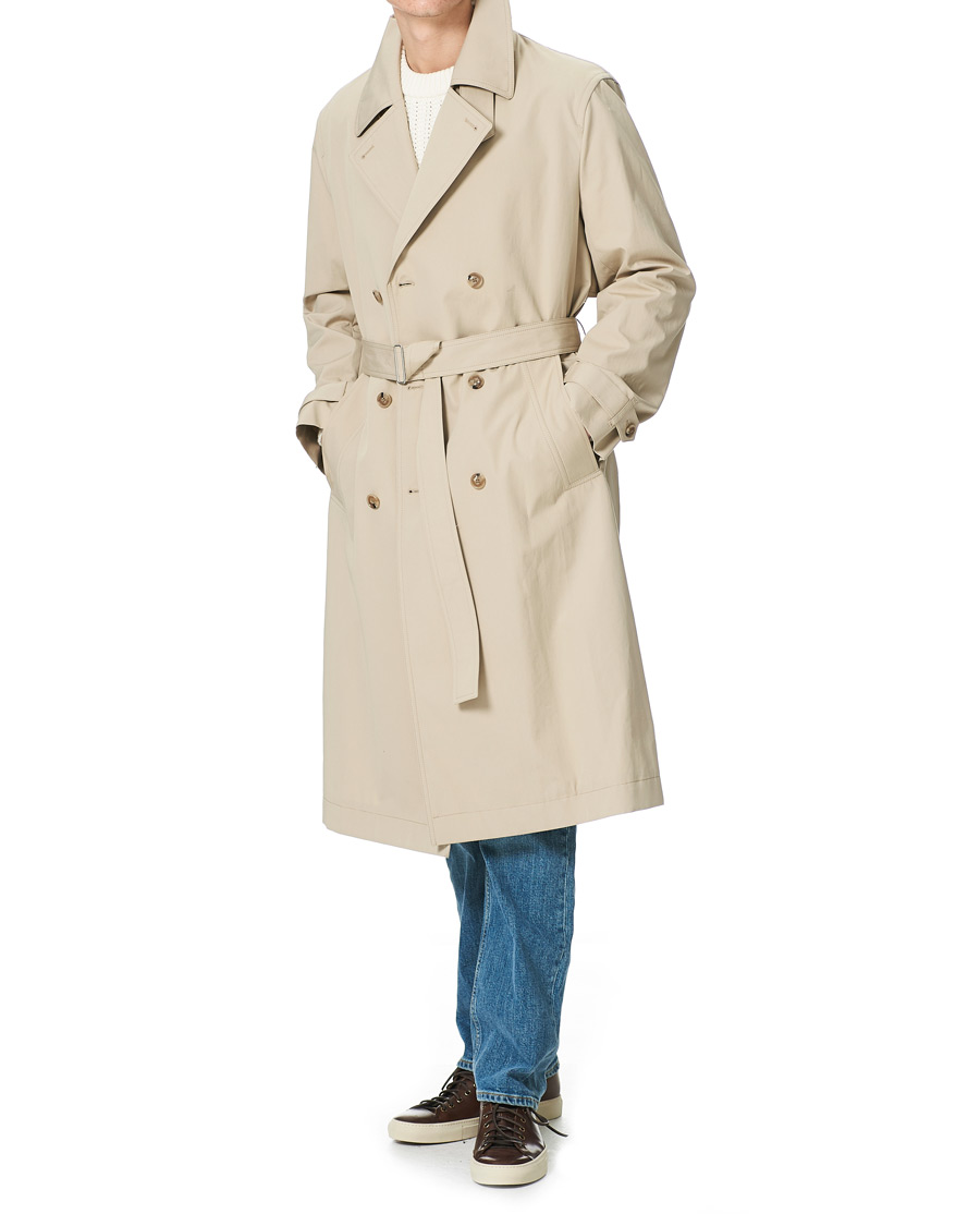 Mies | Takit | Filippa K | Bristol Trench Coat Grey Beige