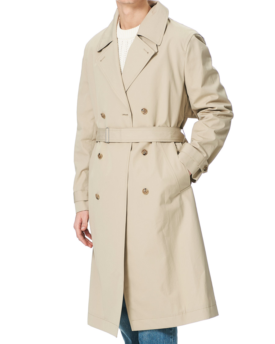 Mies | Takit | Filippa K | Bristol Trench Coat Grey Beige