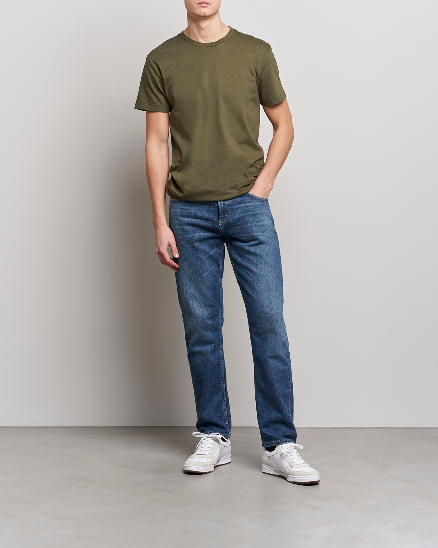 Mies | T-paidat | Polo Ralph Lauren | 3-Pack Crew Neck T-Shirt Olive/Green/Dark Green