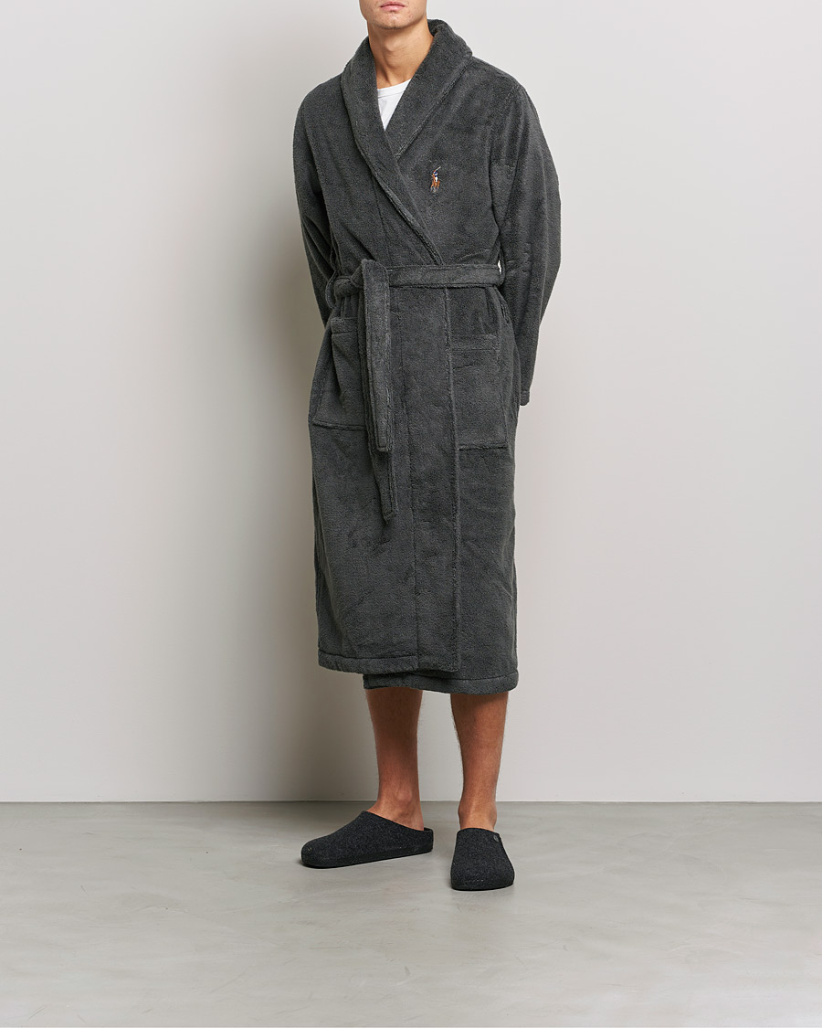 Mies | Polo Ralph Lauren Cotton Terry Robe Dark Slate | Polo Ralph Lauren | Cotton Terry Robe Dark Slate