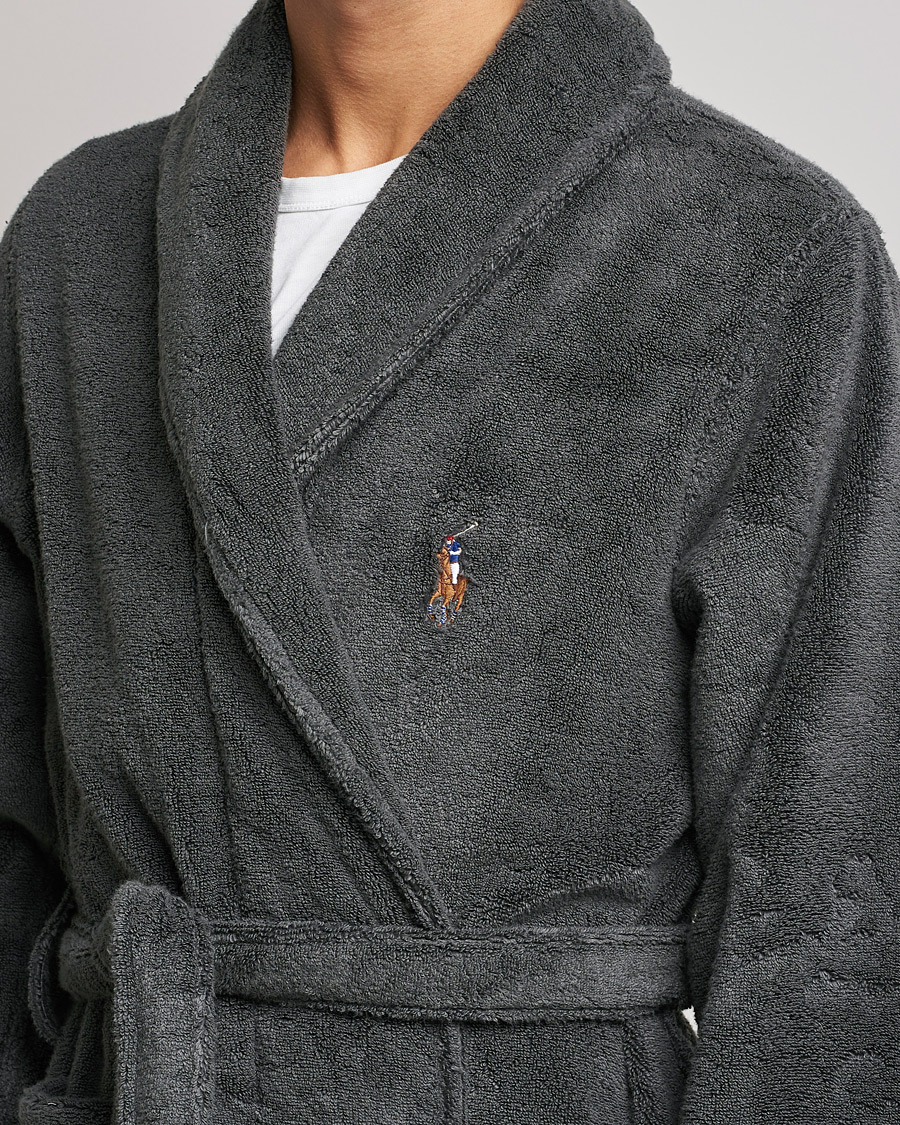 Mies | Polo Ralph Lauren Cotton Terry Robe Dark Slate | Polo Ralph Lauren | Cotton Terry Robe Dark Slate
