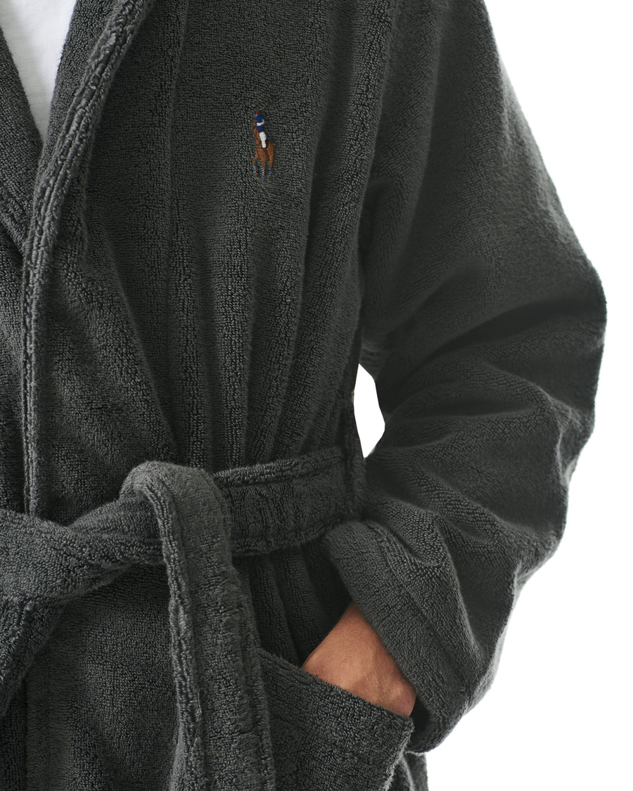 Mies | Polo Ralph Lauren Cotton Terry Robe Dark Slate | Polo Ralph Lauren | Cotton Terry Robe Dark Slate