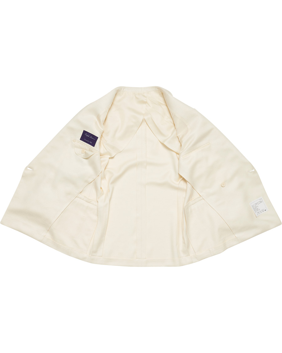 Mies | Pikkutakit | Ralph Lauren Purple Label | Double Breasted Mulberry Silk Blazer Cream
