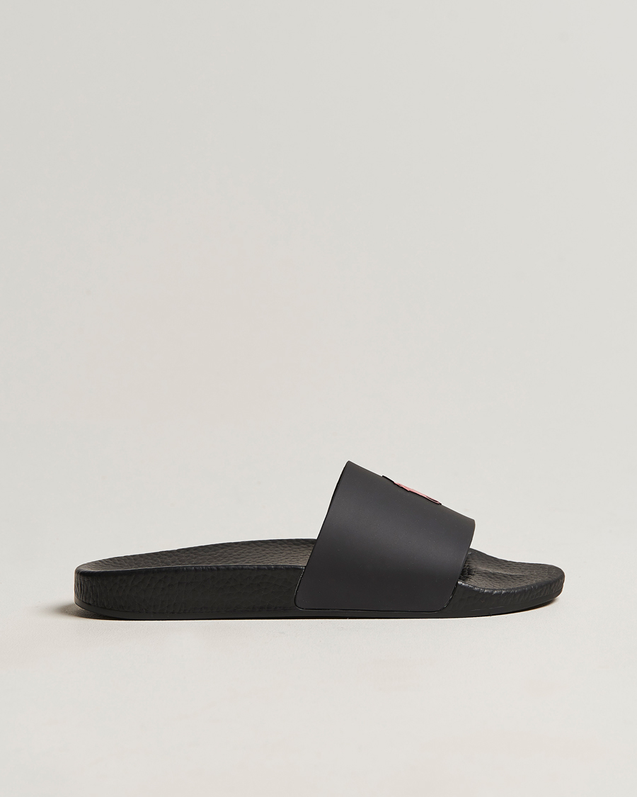 Mies | Polo Ralph Lauren Logo Slides Black | Polo Ralph Lauren | Logo Slides Black