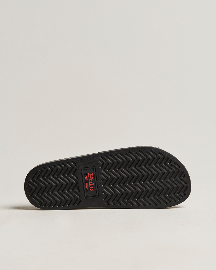 Mies | Polo Ralph Lauren Logo Slides Black | Polo Ralph Lauren | Logo Slides Black