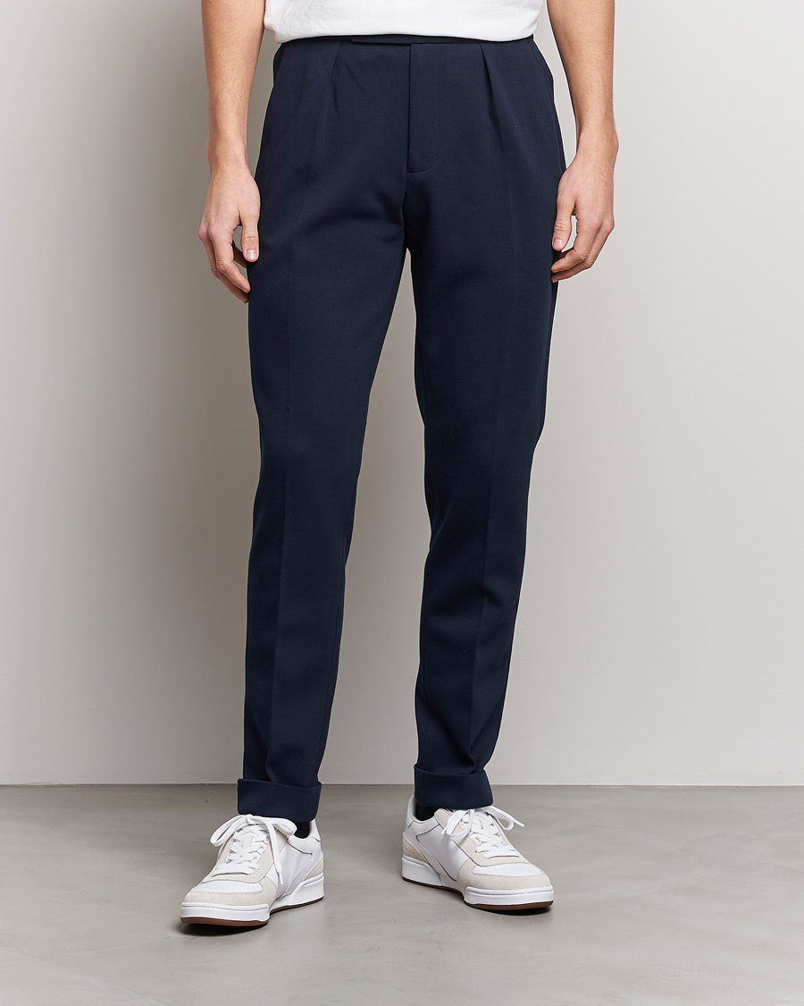 Mies | Suorat housut | Polo Ralph Lauren | Double Knit Tech Trousers Aviator Navy