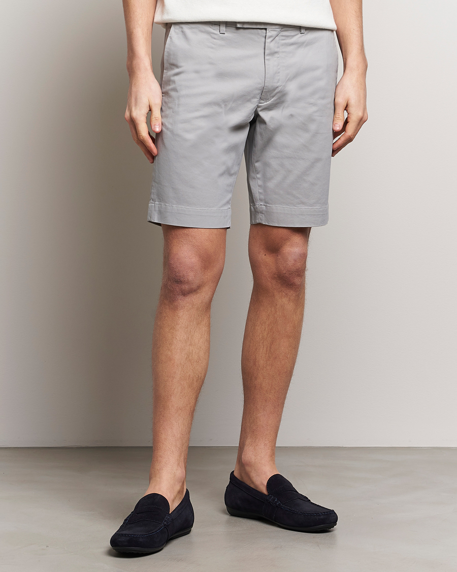 Mies | Uutuudet | Polo Ralph Lauren | Tailored Slim Fit Shorts Soft Grey