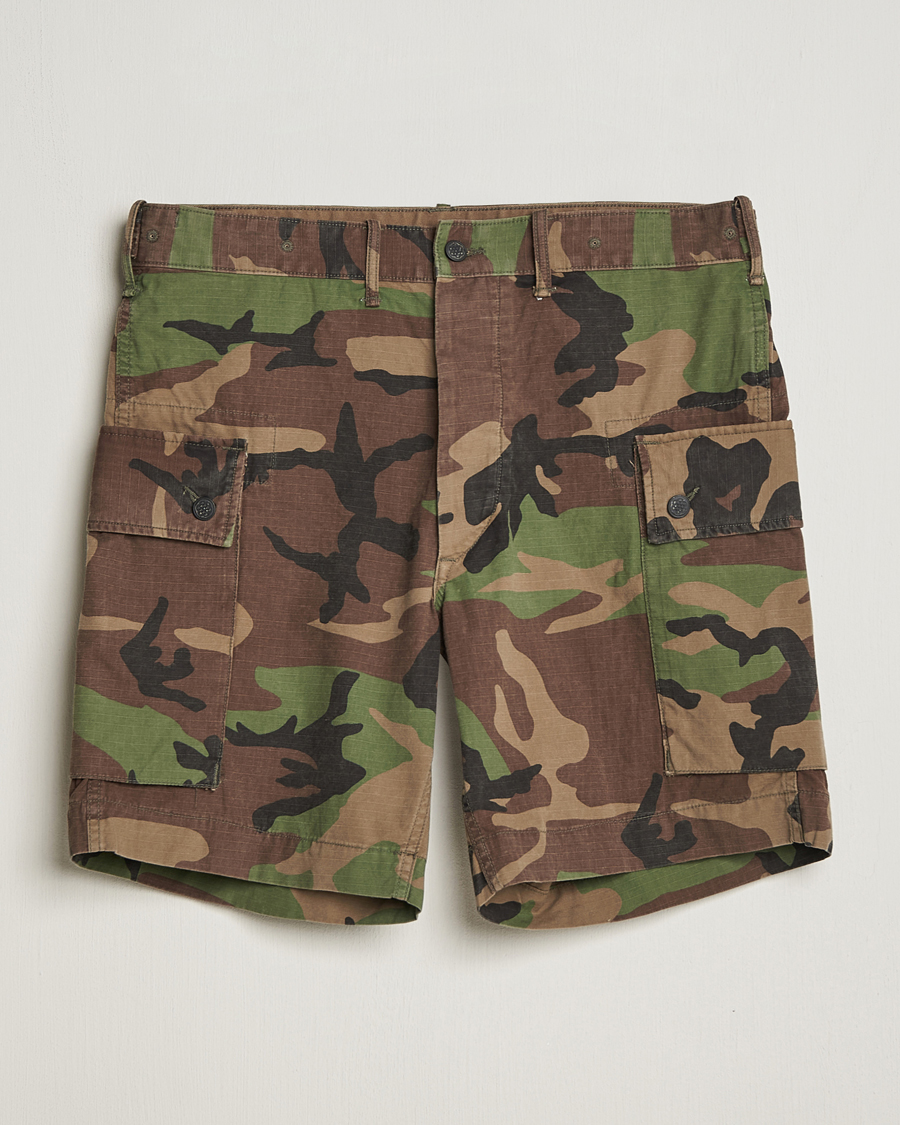 Mies | Shortsit | RRL | Regiment Cargo Shorts Woodland Camo