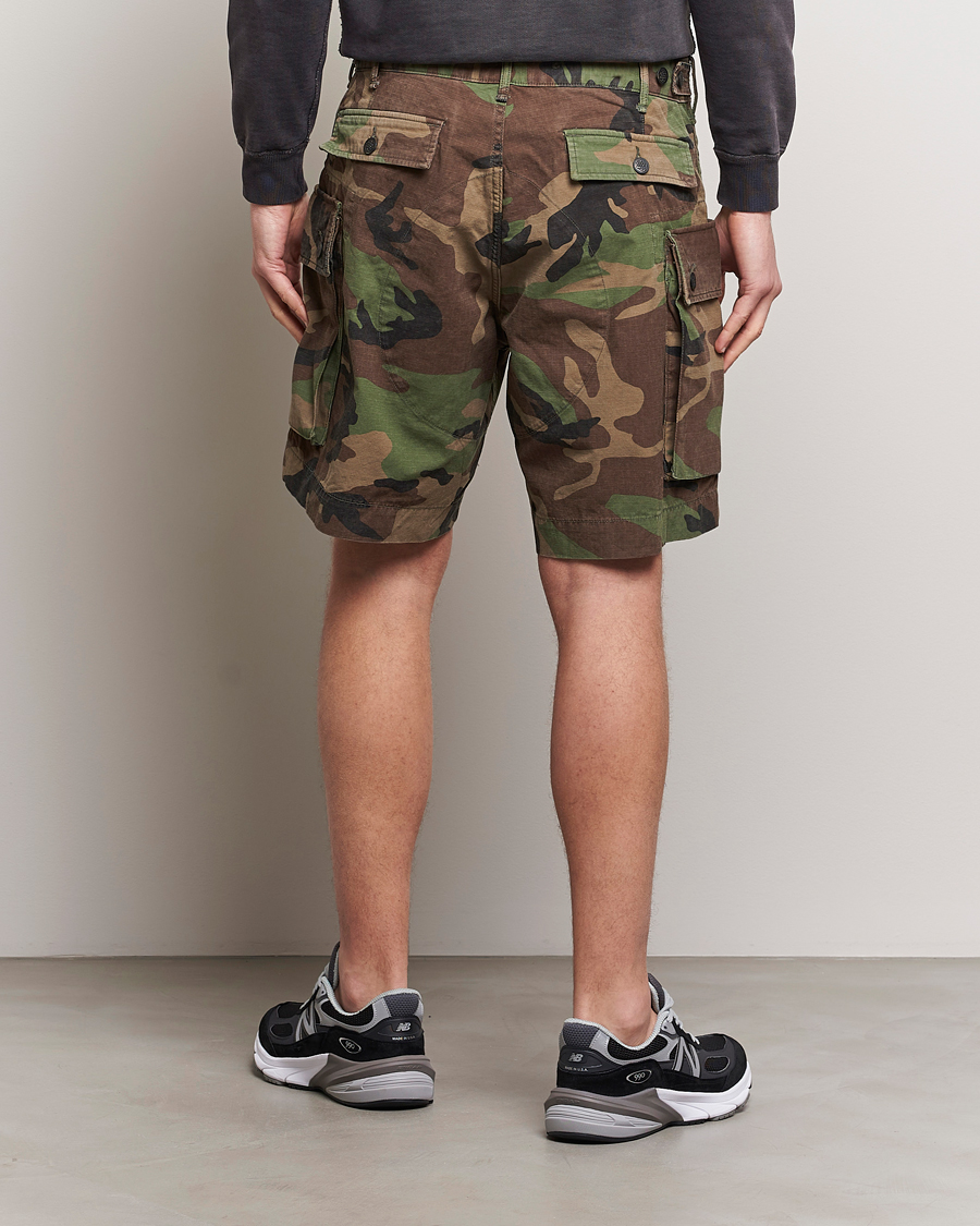 Mies | Shortsit | RRL | Regiment Cargo Shorts Woodland Camo