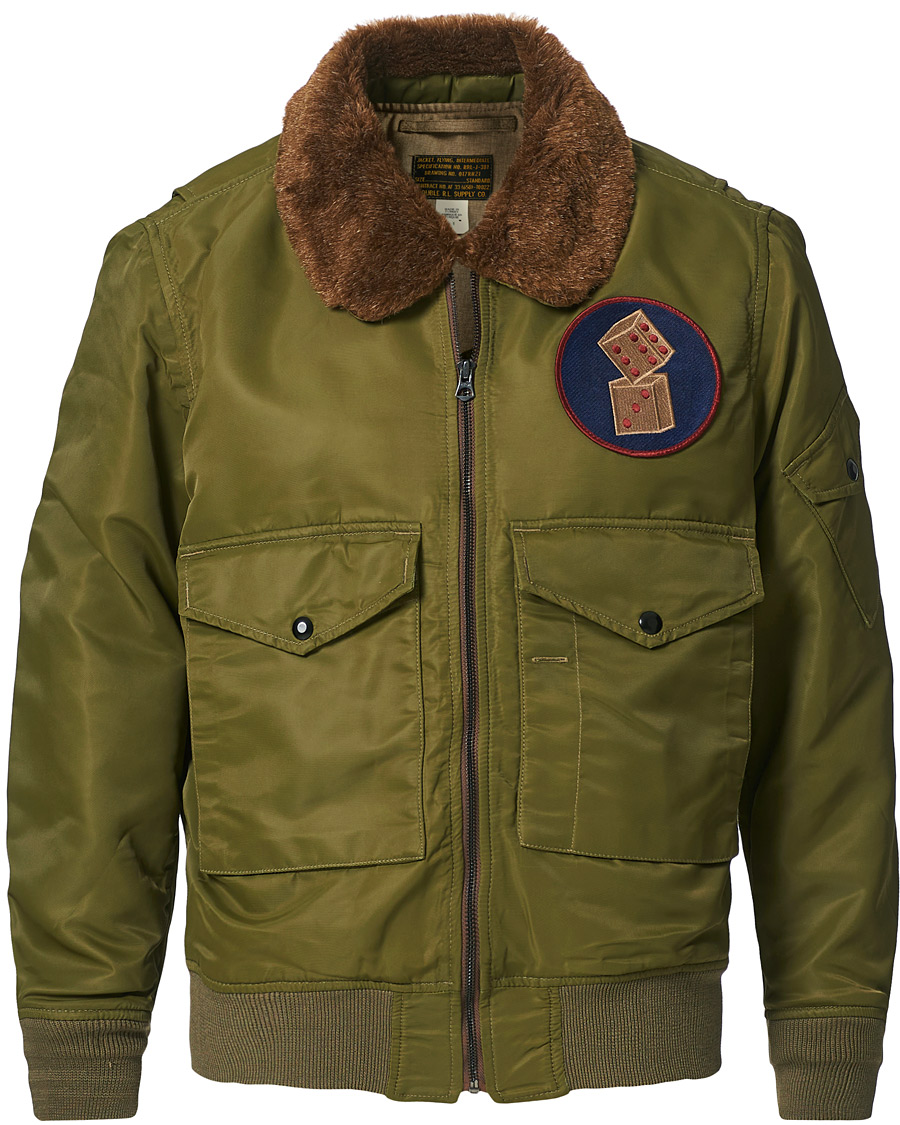 Mies | Takit | RRL | Filton Shearling Bomber Olive