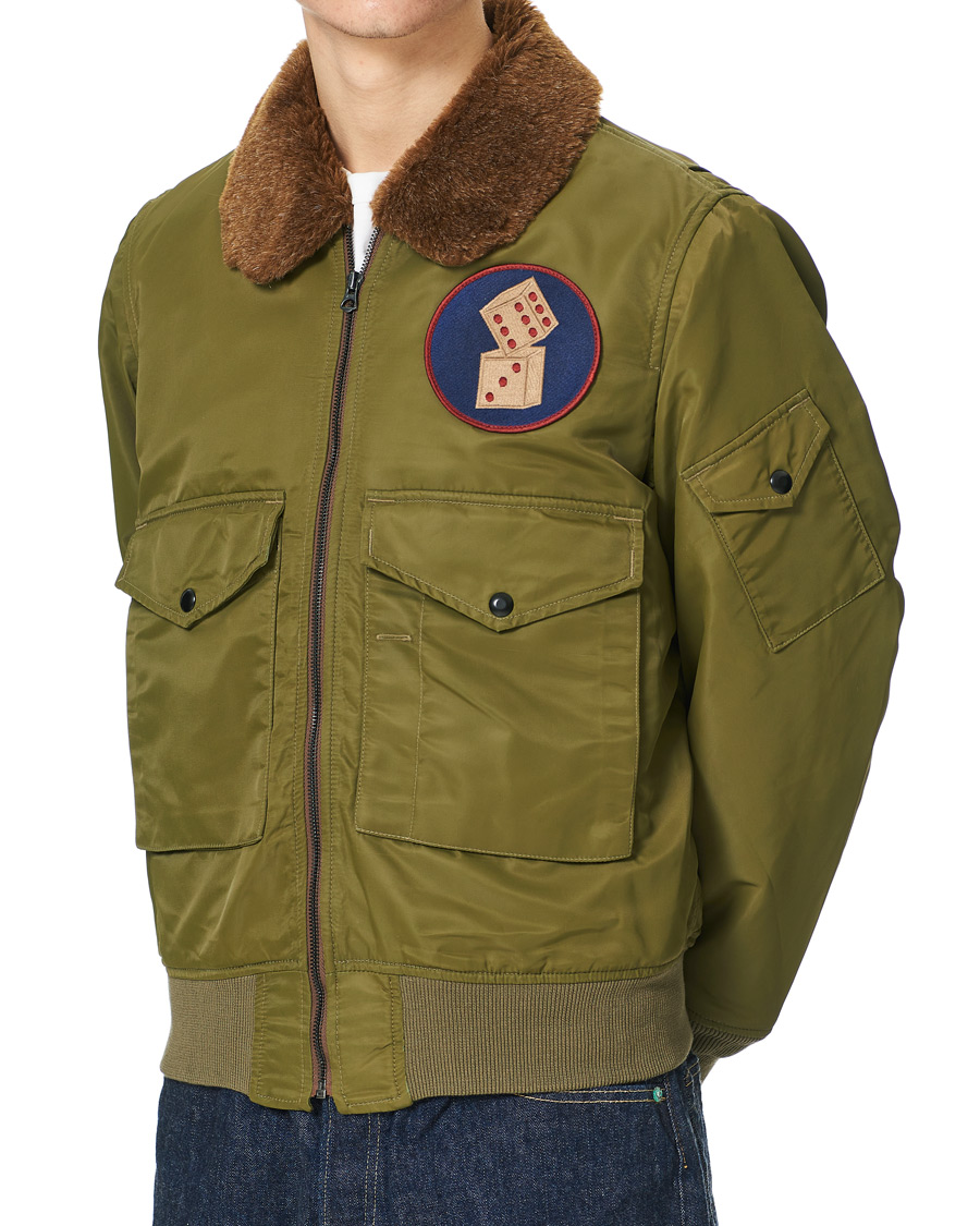 Mies | Takit | RRL | Filton Shearling Bomber Olive