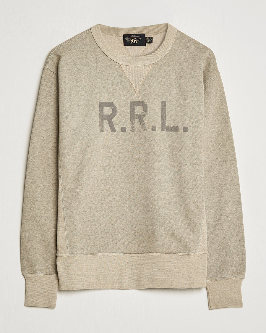 Mies | Puserot | RRL | Double V Sweatshirt Trainer Heather
