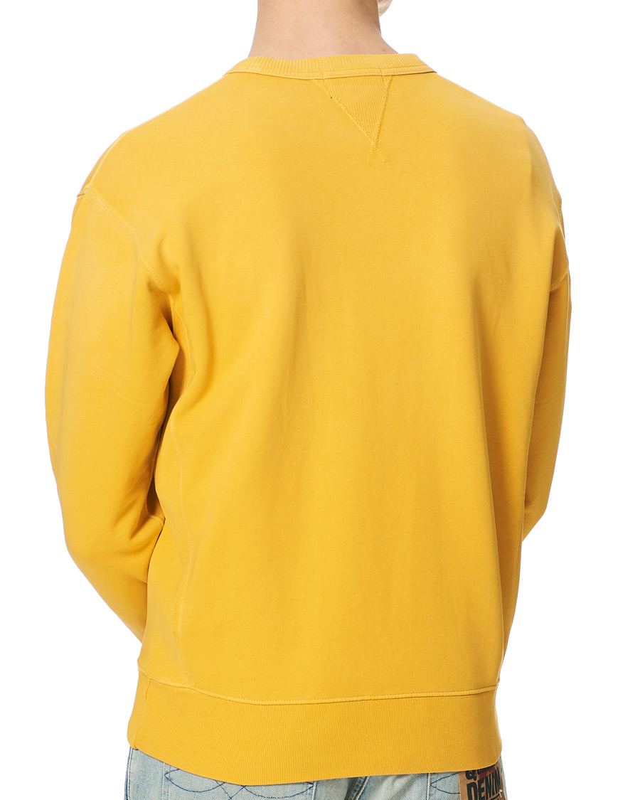 Mies | Puserot | RRL | Graphic Logo Sweatshirt Yellow