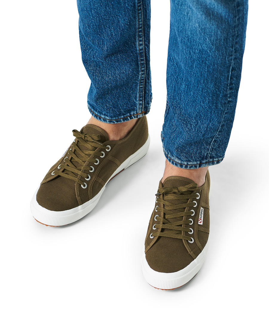 Mies | Superga Canvas Sneaker Military Green | Superga | Canvas Sneaker Military Green