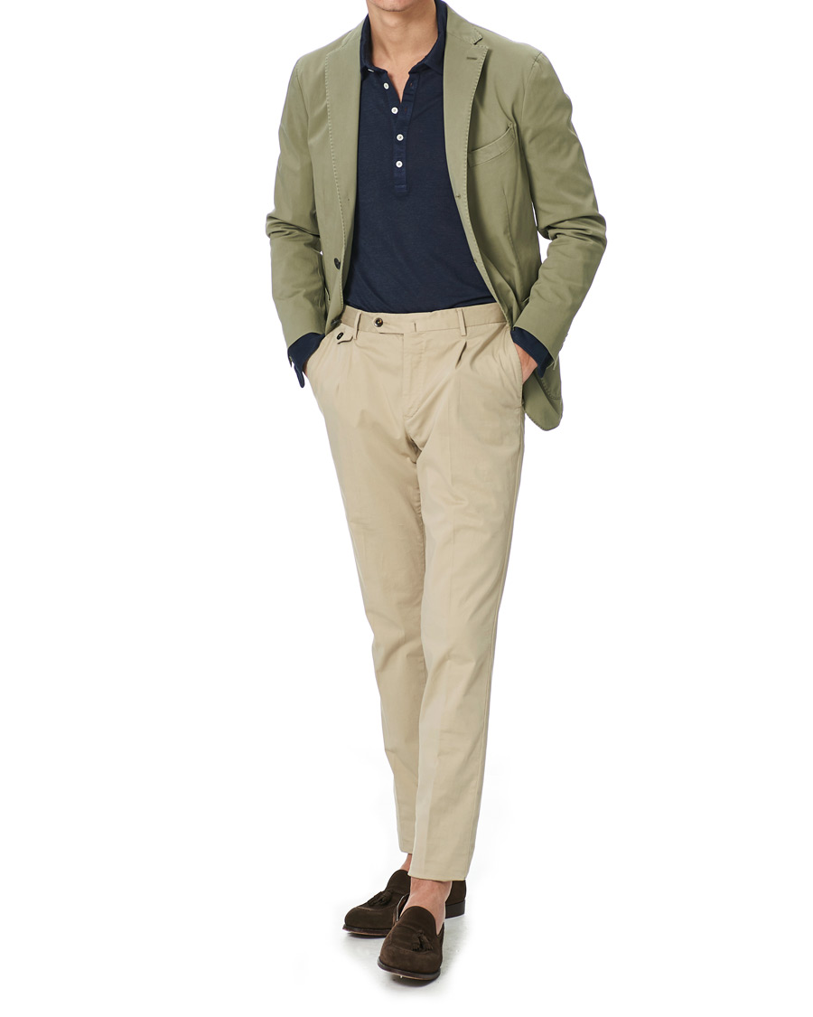 Mies | Pikkutakit | Boglioli | K Jacket Cotton Stretch Blazer Olive