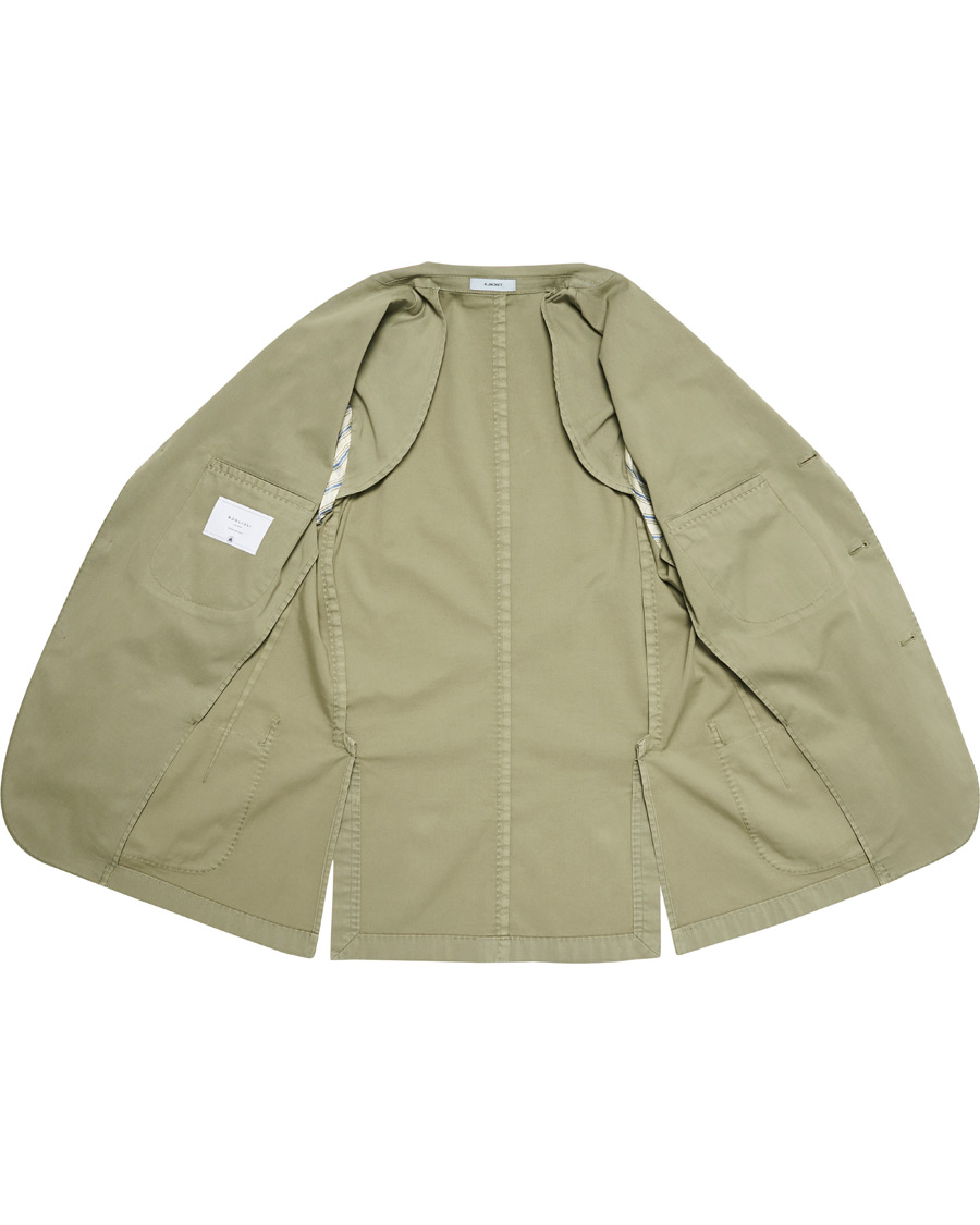 Mies | Pikkutakit | Boglioli | K Jacket Cotton Stretch Blazer Olive