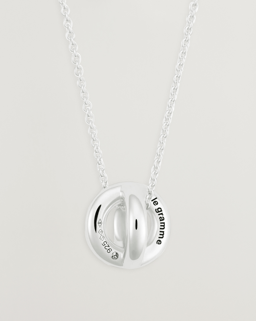 Mies | Korut | LE GRAMME | Entrelacs Pendant Necklace Sterling Silver 3g