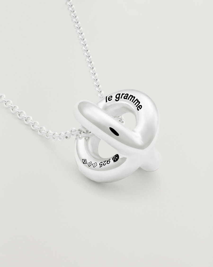 Mies | Korut | LE GRAMME | Entrelacs Pendant Necklace Sterling Silver 3g