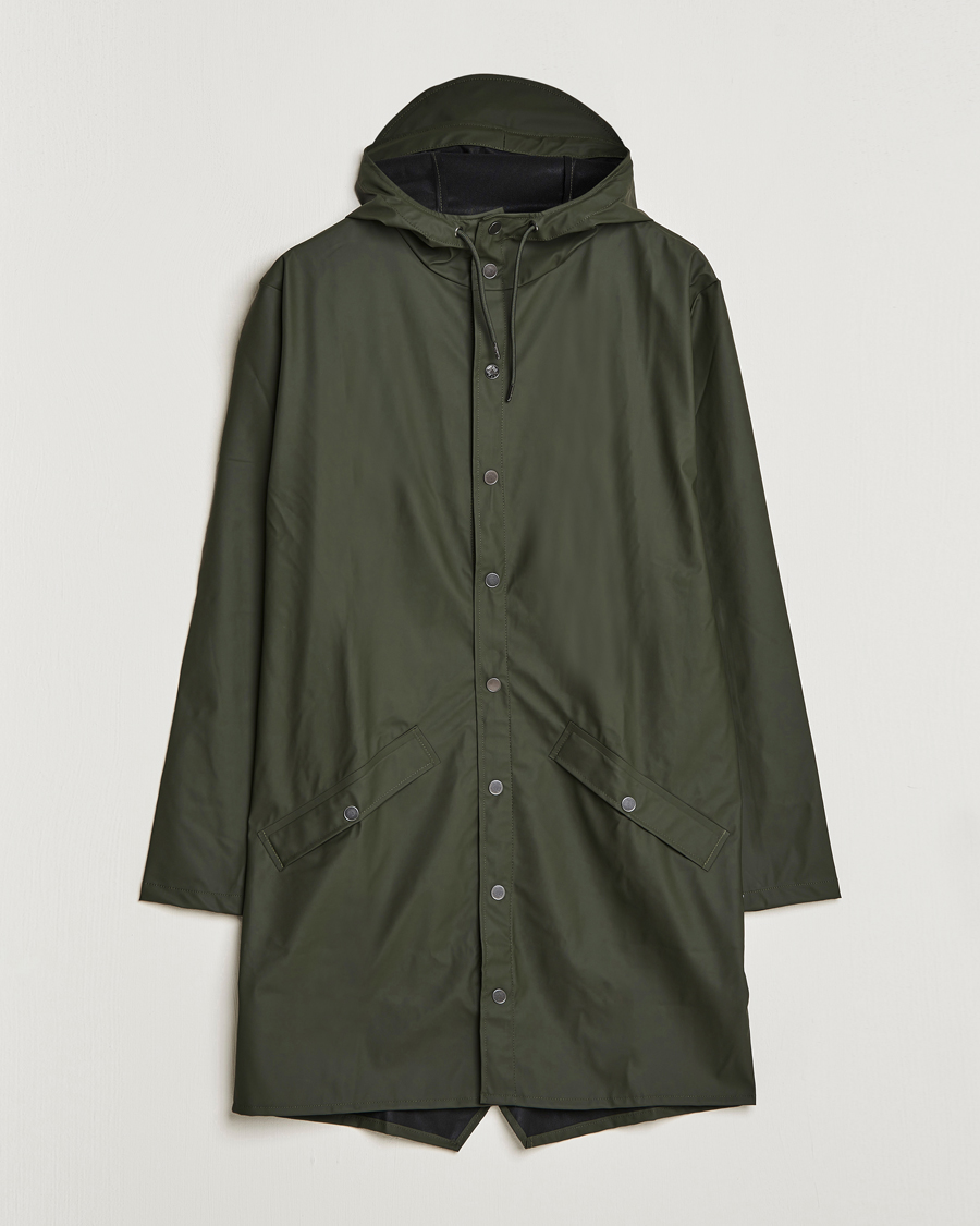 Mies | Takit | RAINS | Long Jacket Green