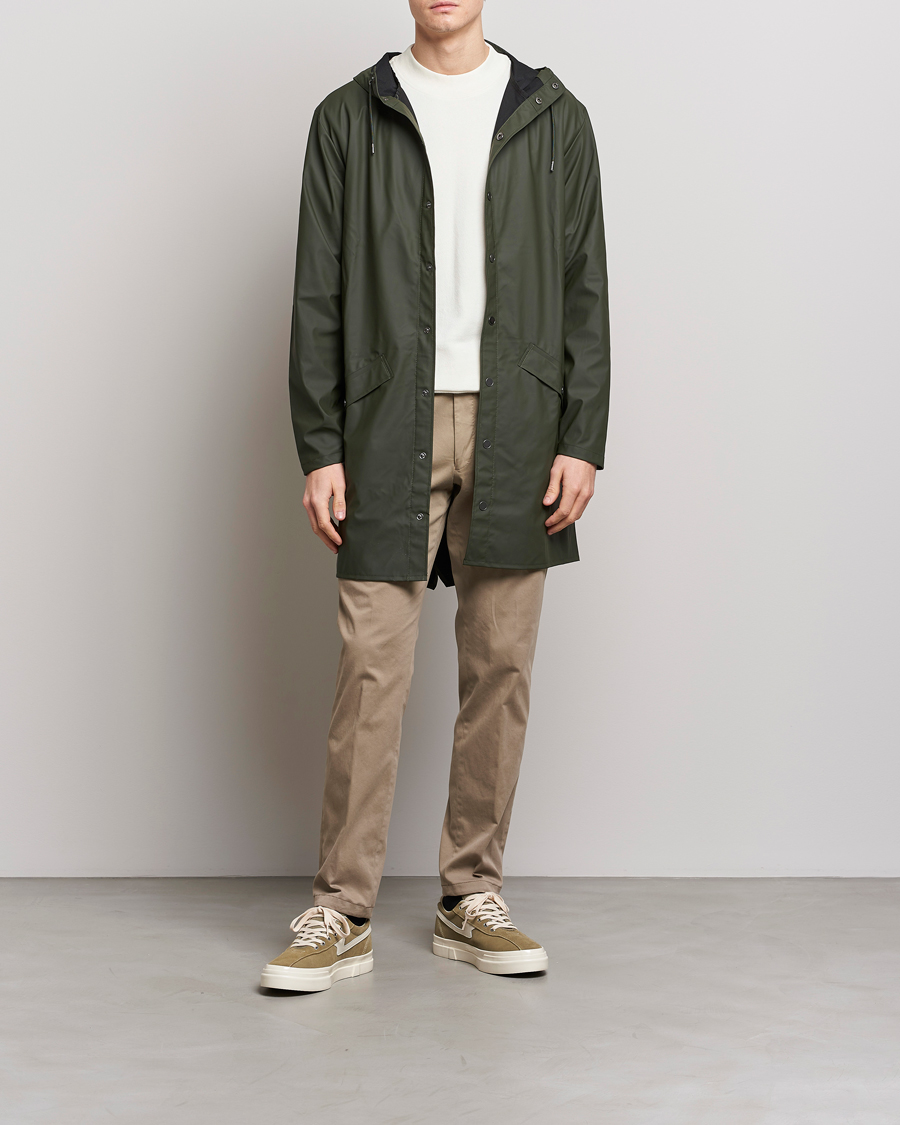 Mies | Takit | RAINS | Long Jacket Green