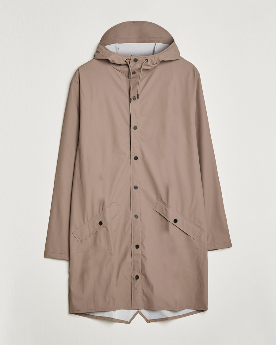 Mies | Takit | RAINS | Long Jacket Taupe