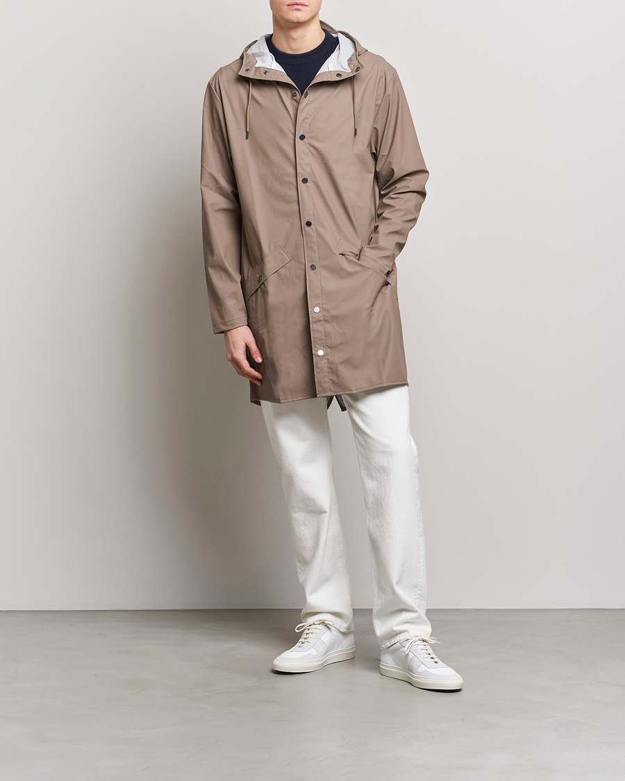 Mies | Takit | RAINS | Long Jacket Taupe