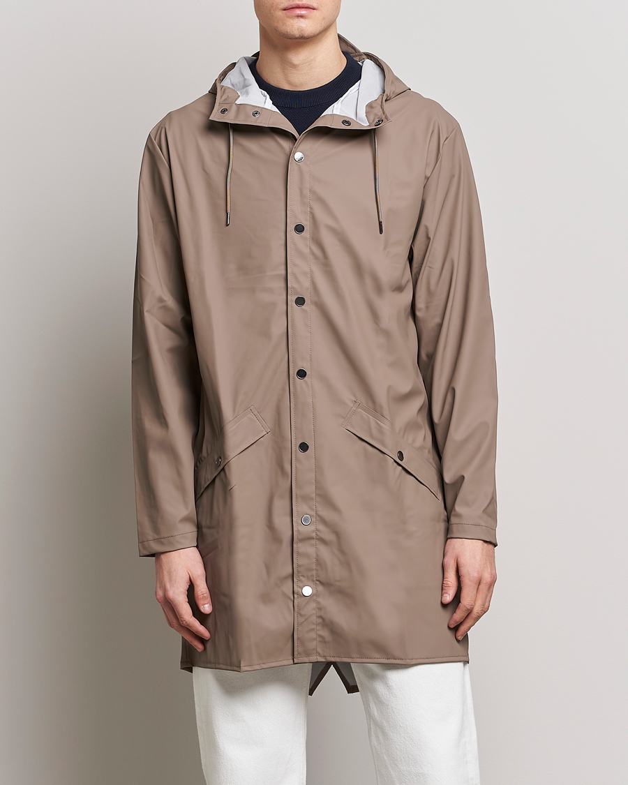 Mies | Takit | RAINS | Long Jacket Taupe