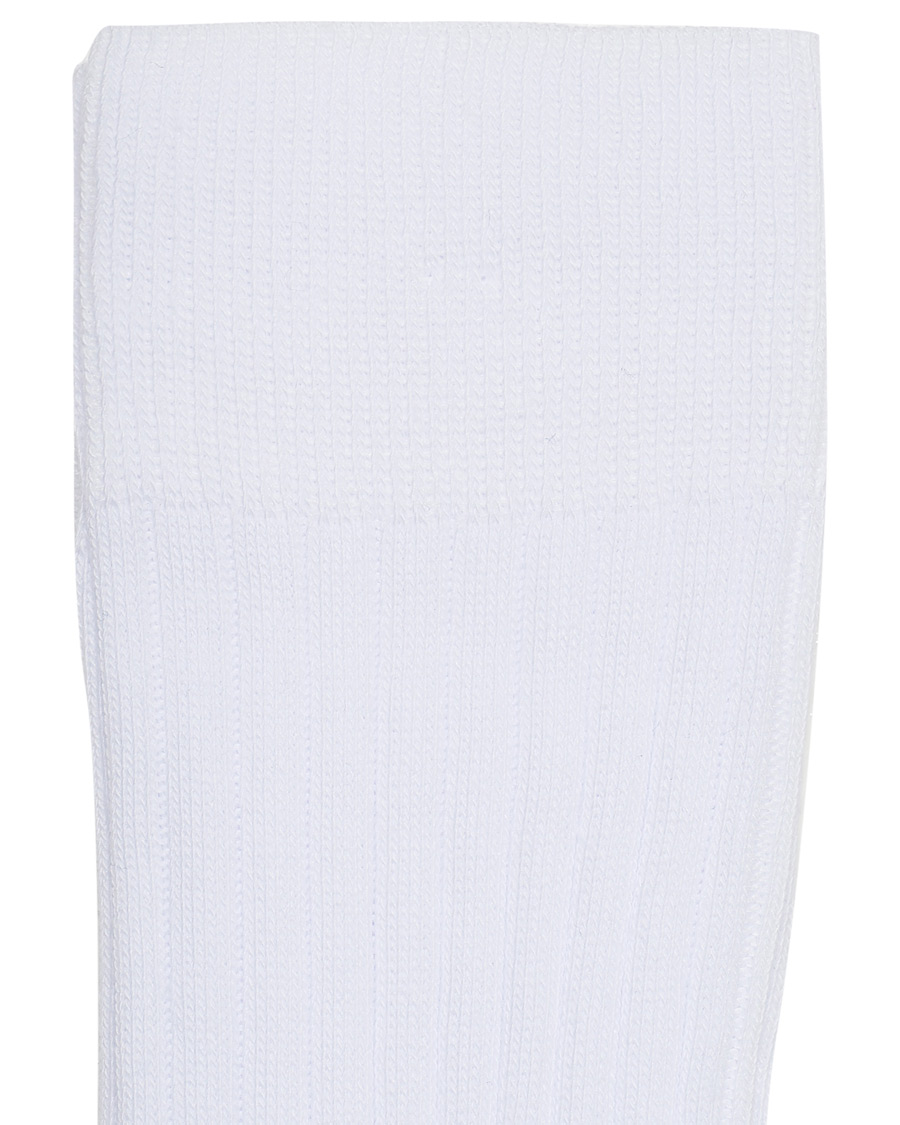 Mies | Amanda Christensen | Amanda Christensen | 3-Pack True Cotton Ribbed Socks White