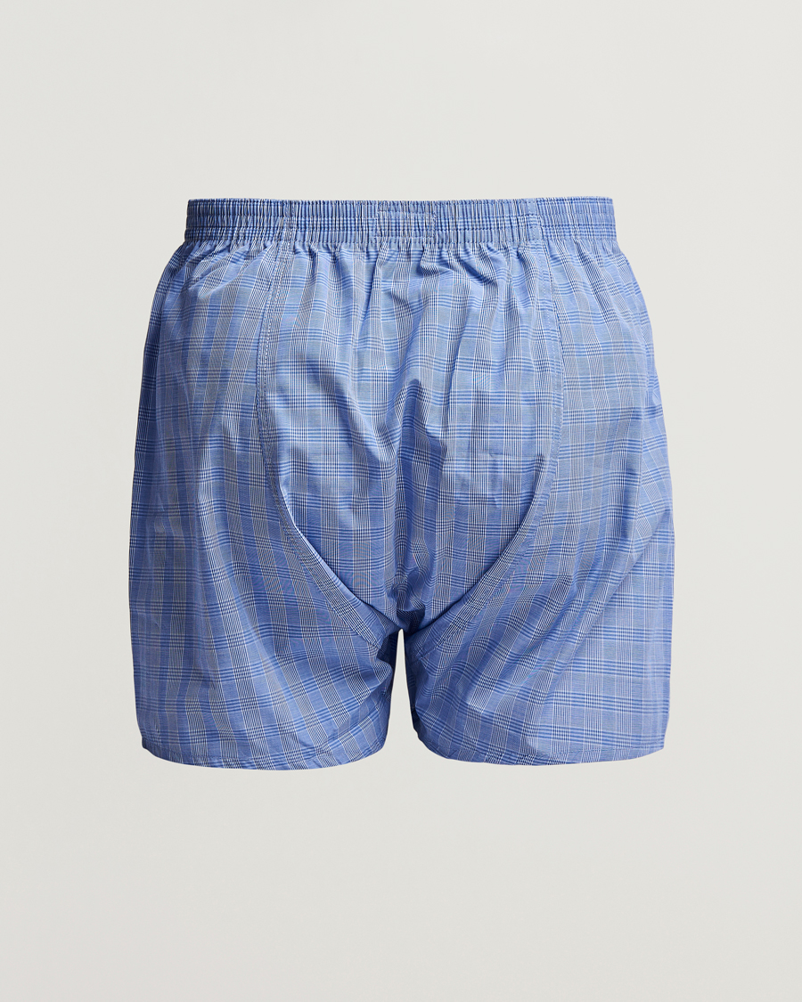 Mies | Alusvaatteet | Derek Rose | Classic Fit Cotton Boxer Shorts Blue