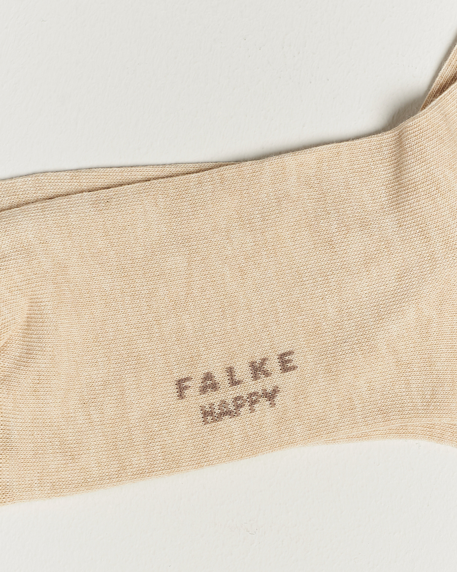 Mies |  | Falke | Happy 2-Pack Cotton Socks Sand
