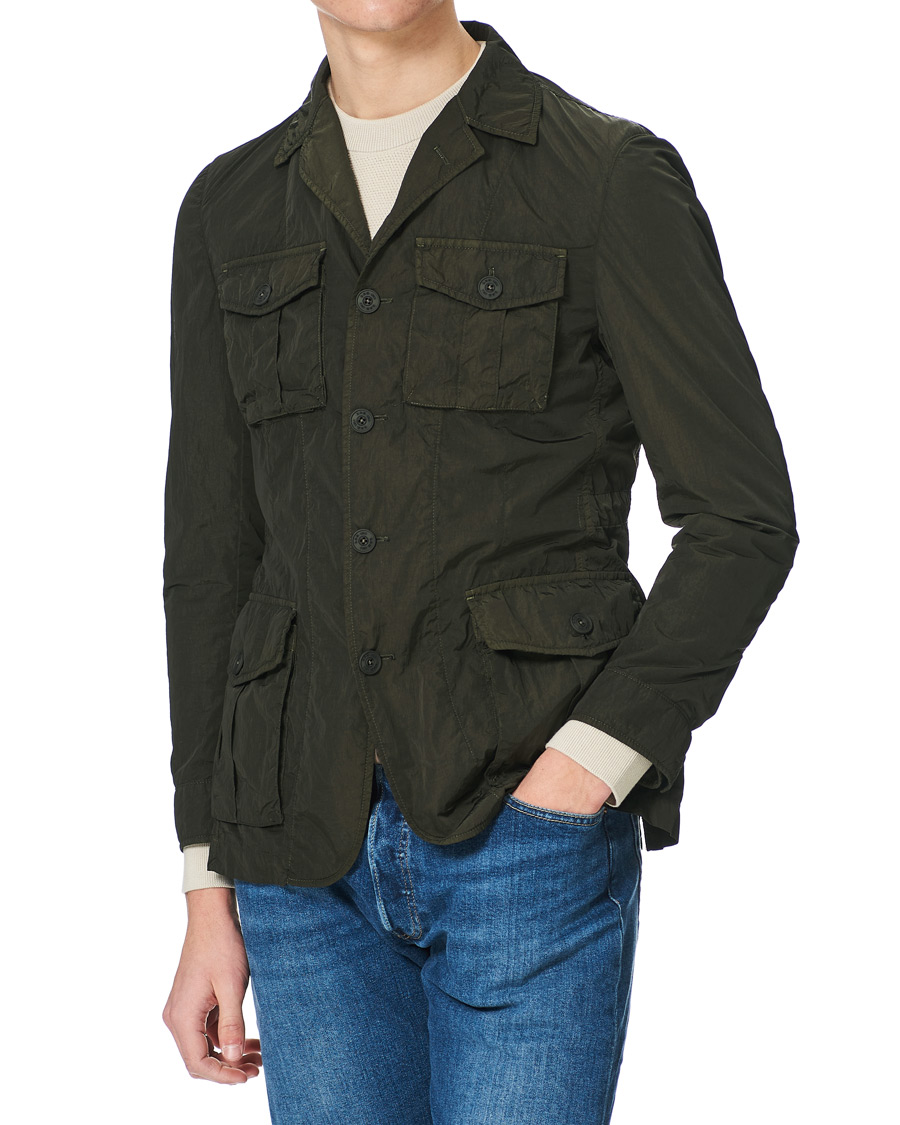 Mies | Takit | L.B.M. 1911 | Garment Dyed Nylon Field Jacket Olive