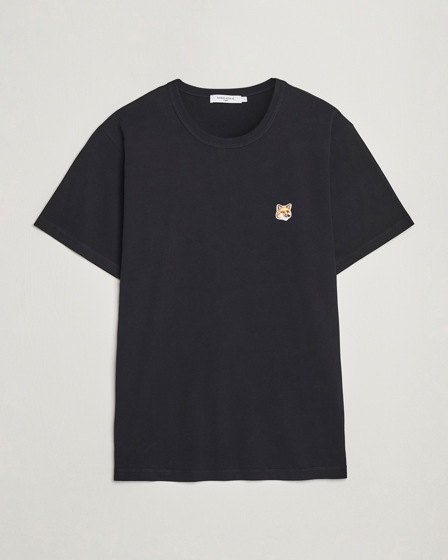 Mies |  | Maison Kitsuné | Fox Head T-Shirt Black