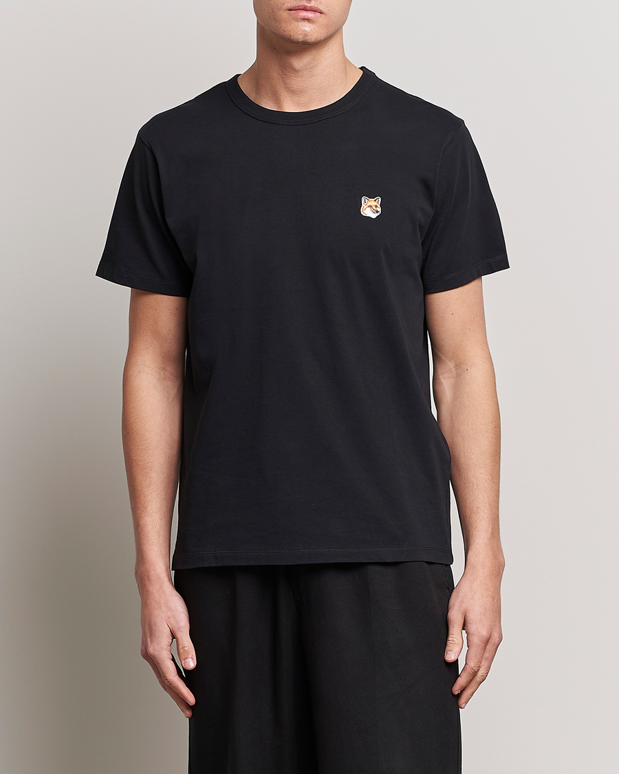Mies | Mustat t-paidat | Maison Kitsuné | Fox Head T-Shirt Black