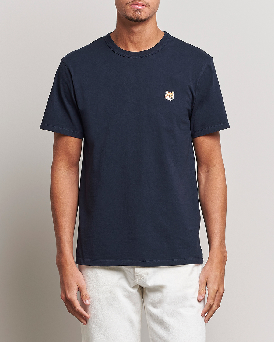 Mies |  | Maison Kitsuné | Fox Head T-Shirt Navy