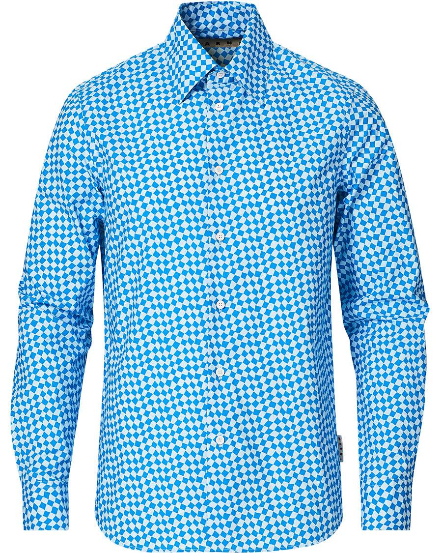 Miehet |  | Marni | Rhombus Print Shirt Blue
