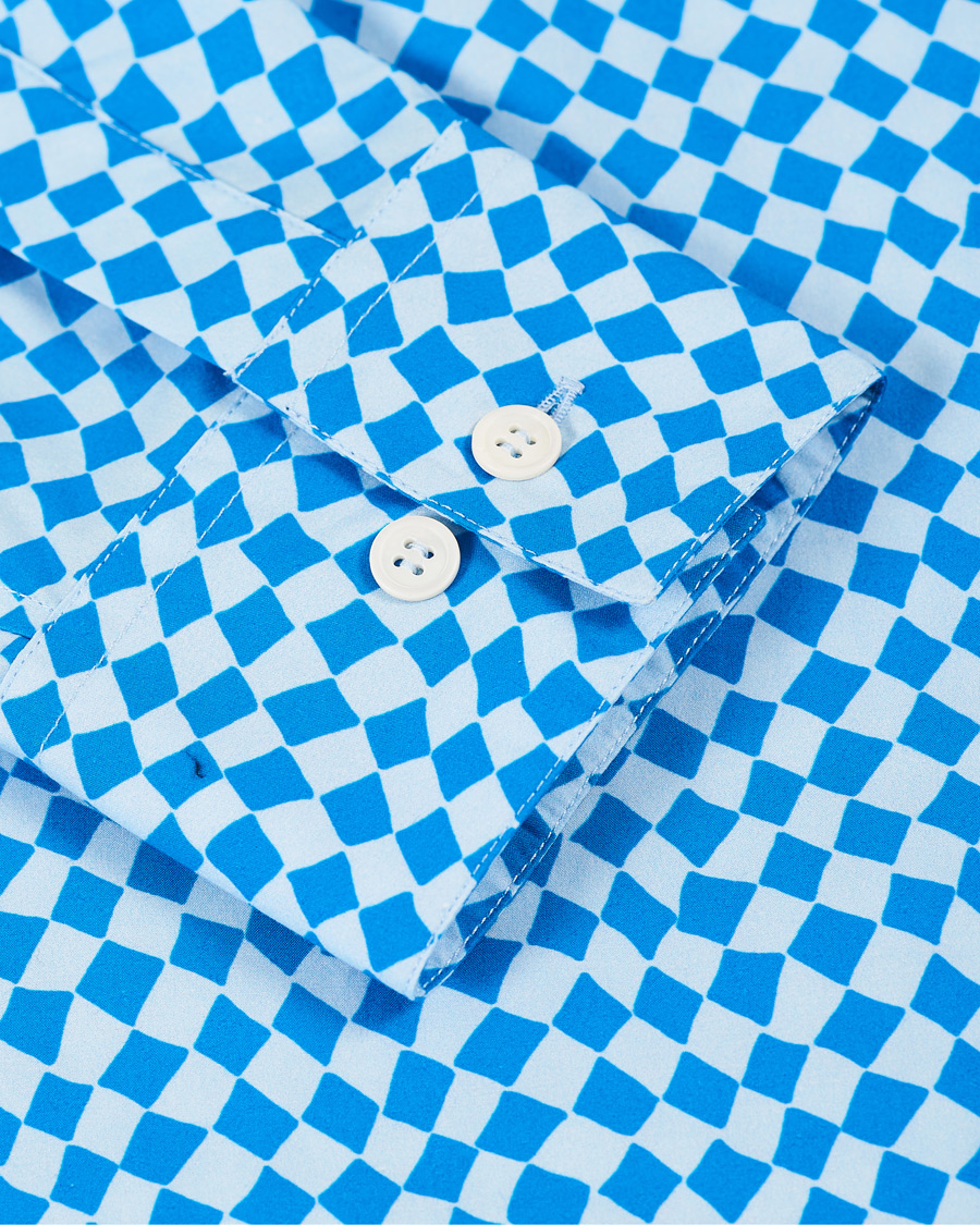 Mies | Kauluspaidat | Marni | Rhombus Print Shirt Blue