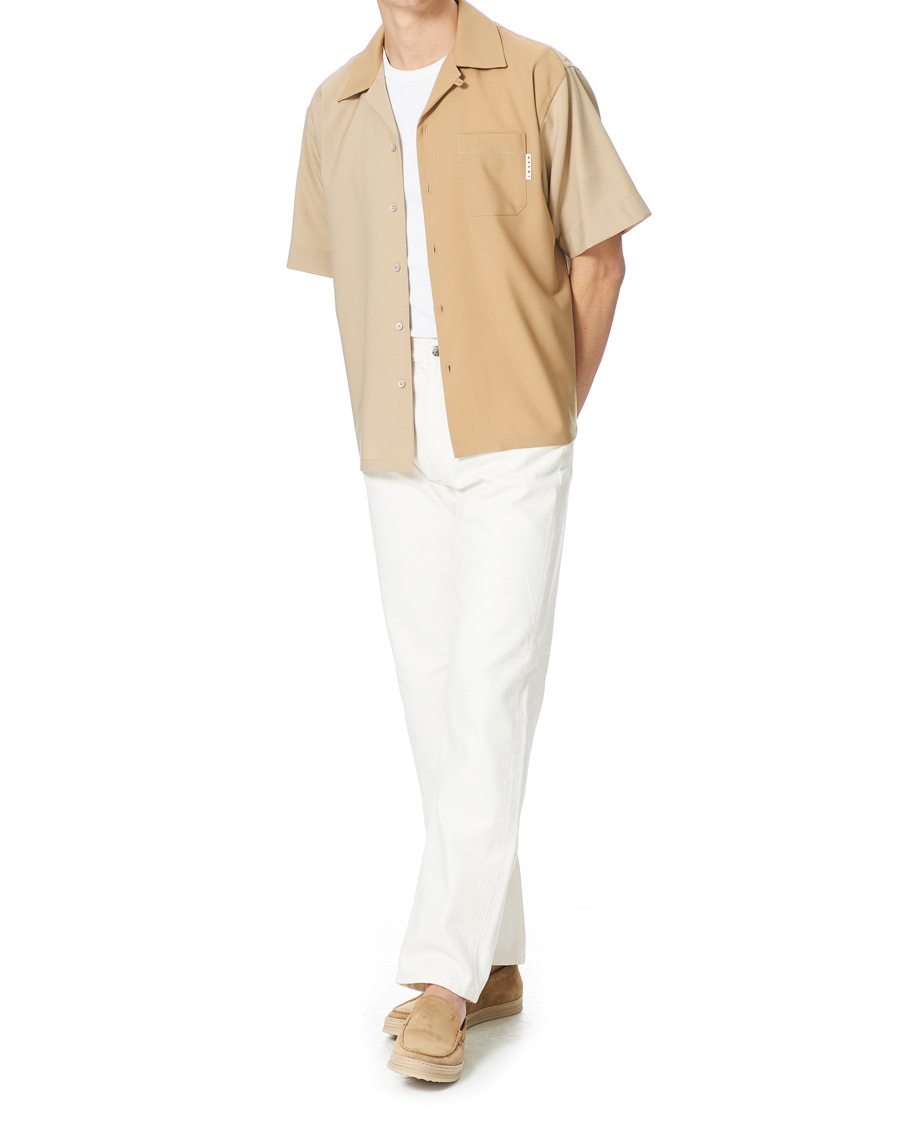 Mies | Kauluspaidat | Marni | Colour Block Bowling Shirt Beige