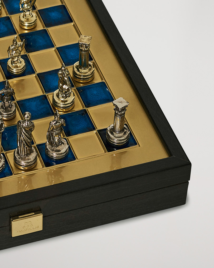 Mies | Urheilu ja vapaa-aika | Manopoulos | Greek Roman Period Chess Set Blue